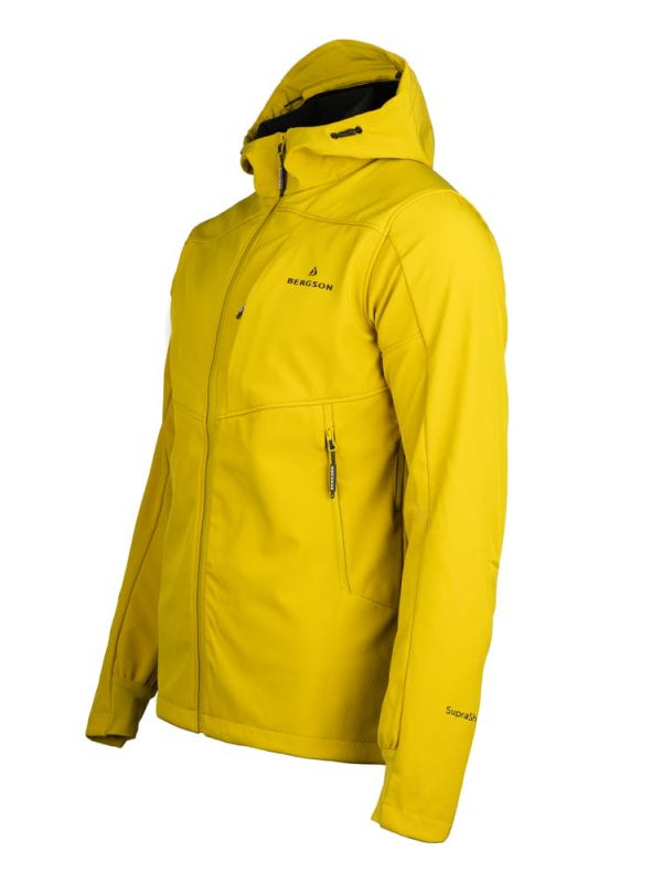 Kurtka softshellowa męska z kapturem Bergson Ventura