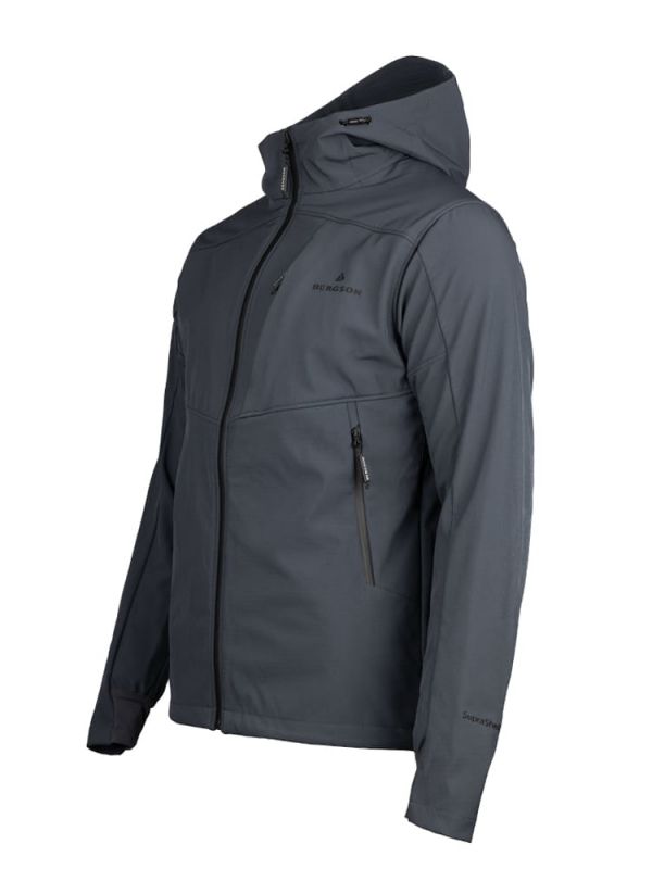 Wodoodporny softshell z kapturem Bergson Ventura