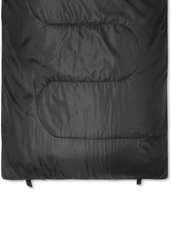 Czarny śpiwór Campus Cougar 350 Lewy