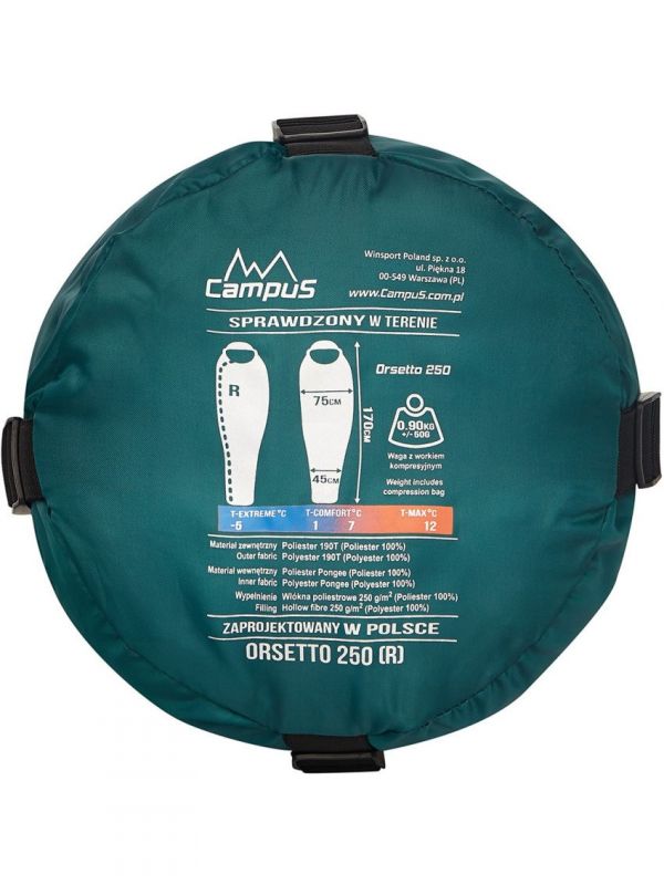 Śpiwór dla dzieci Campus Orsetto 250 Mumia