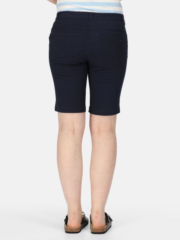 Granatowe spodenki damskie na lato Regatta Bayla