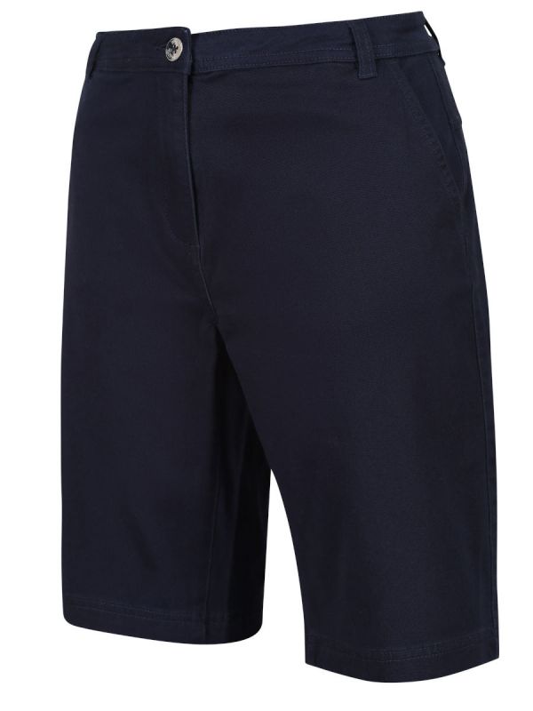 Granatowe spodenki damskie na lato Regatta Bayla