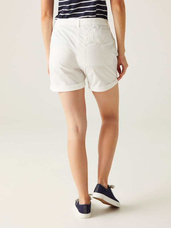 Białe szorty damskie Regatta Pemma