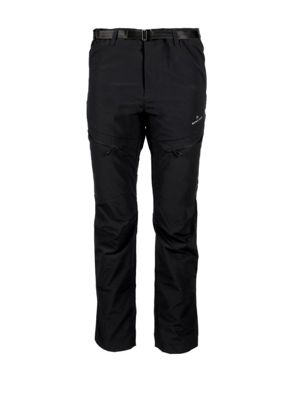 Czarne spodnie trekkingowe Bergson Stello
