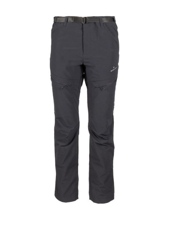 Grafitowe spodnie trekkingowe Bergson Stello