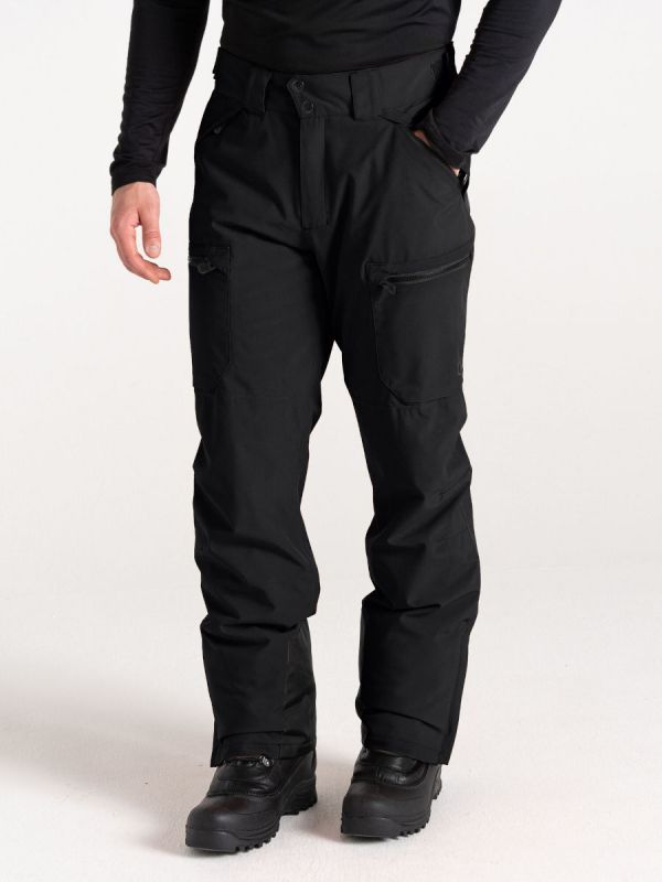 Czarne wodoodporne spodnie na narty Dare 2b Baseplate