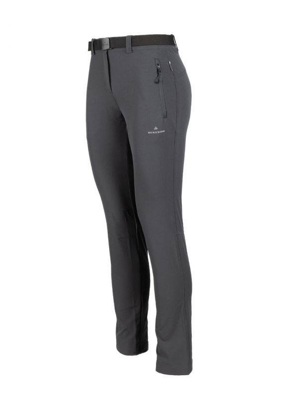 Damskie szare spodnie Bergson Medja 4W AW25