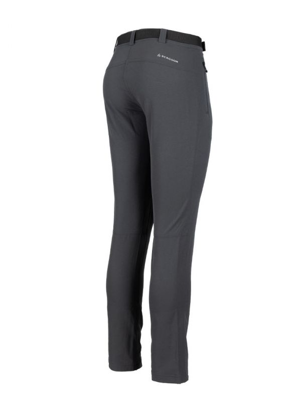 Damskie szare spodnie Bergson Medja 4W AW25