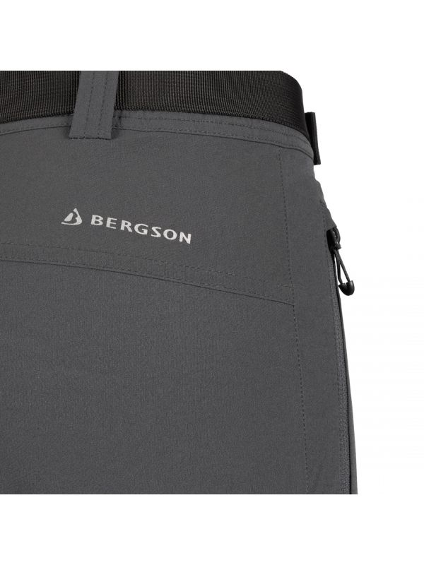 Damskie szare spodnie Bergson Medja 4W AW25
