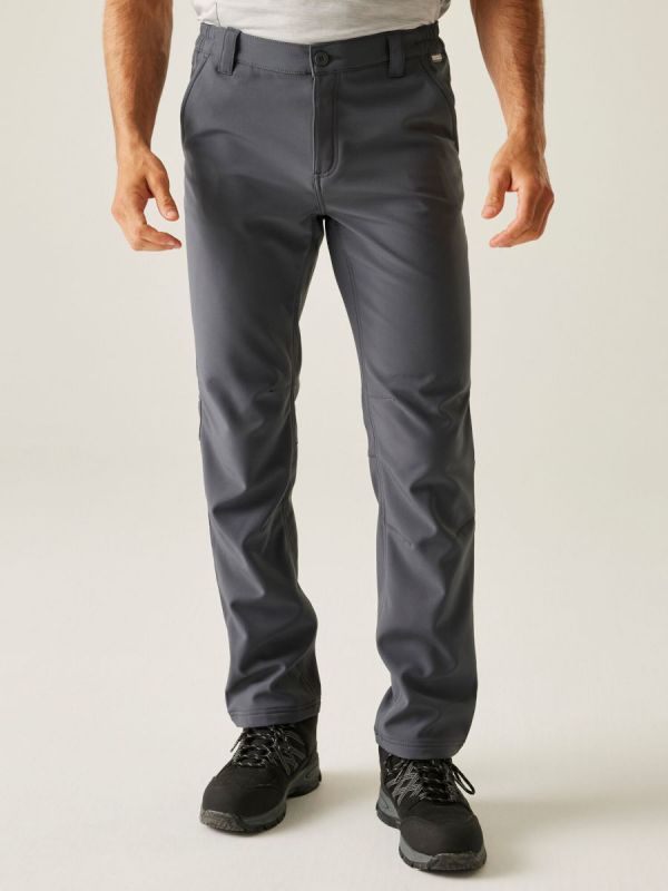 Męskie spodnie turystyczne Softshell Regatta Fenton