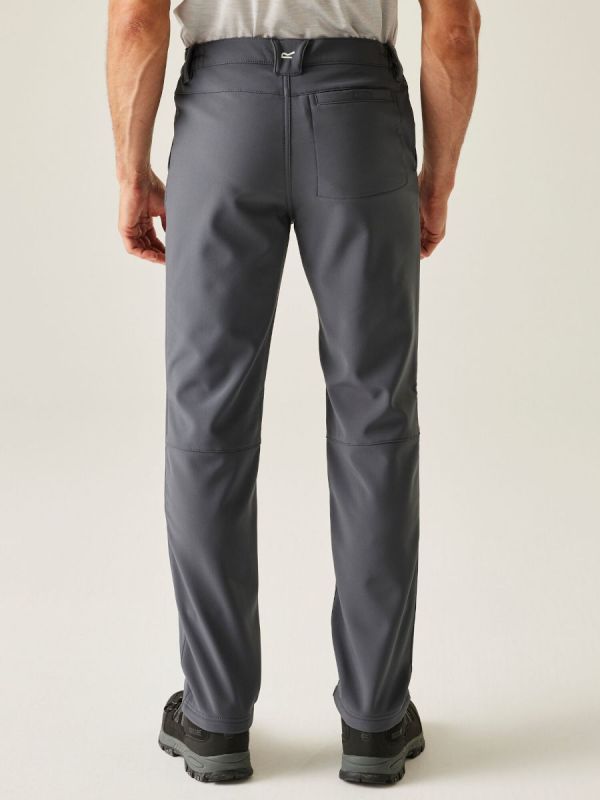 Męskie spodnie turystyczne Softshell Regatta Fenton
