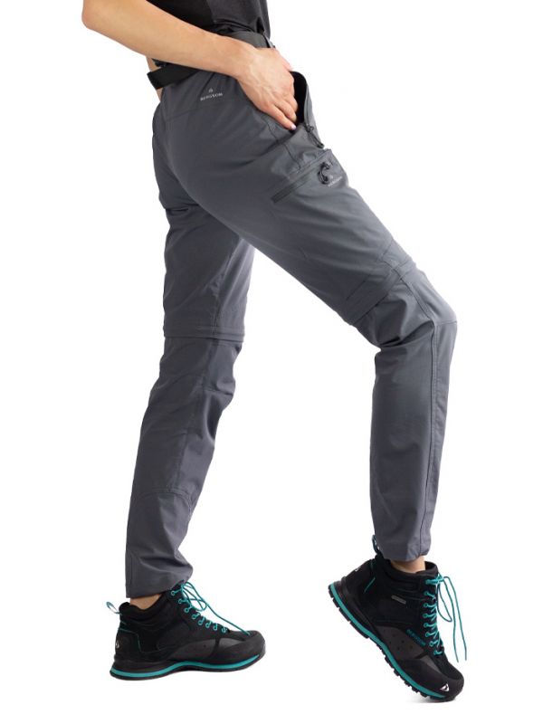 Damskie spodnie 2w1 Bergson Snasa NS 4Way Zip-Off