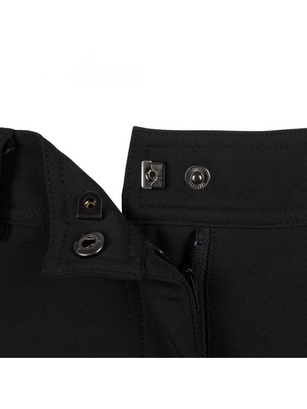 Czarne spodnie softshellowe Bergson Mona