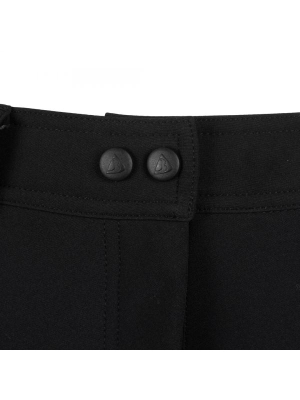 Czarne spodnie softshellowe Bergson Mona