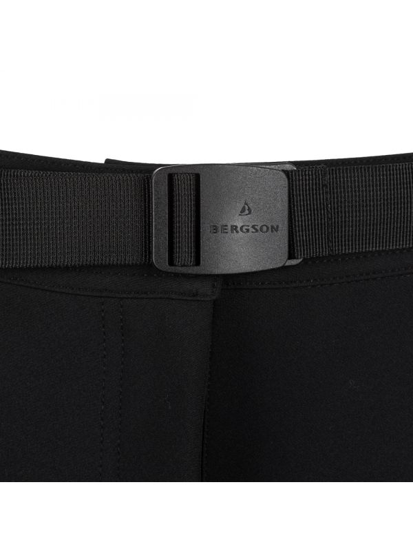 Czarne spodnie softshellowe Bergson Mona