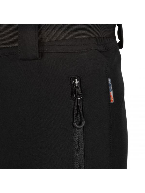 Czarne spodnie softshellowe Bergson Mona