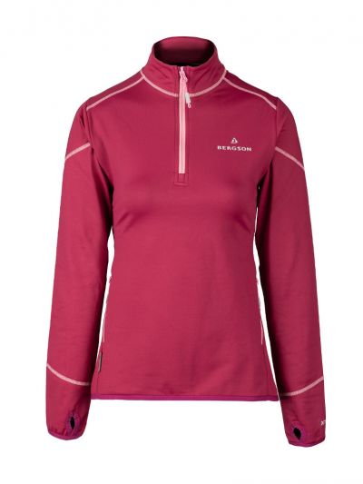 Bluza damska z krótkim zamkiem Bergson Swiftlayer 