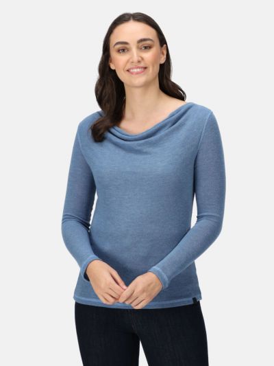 Damska bluzka Regatta Frayda Niebieski melanż