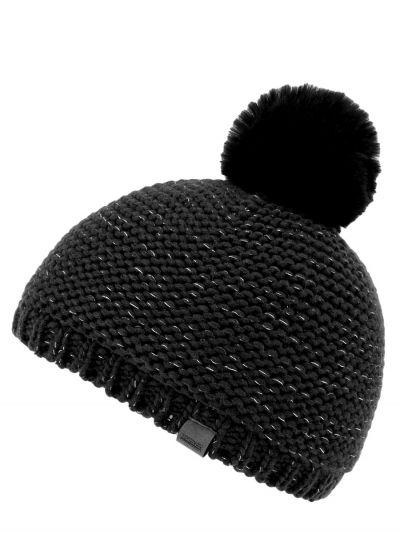 Czarna czapka z podszewką Regatta Lorelai