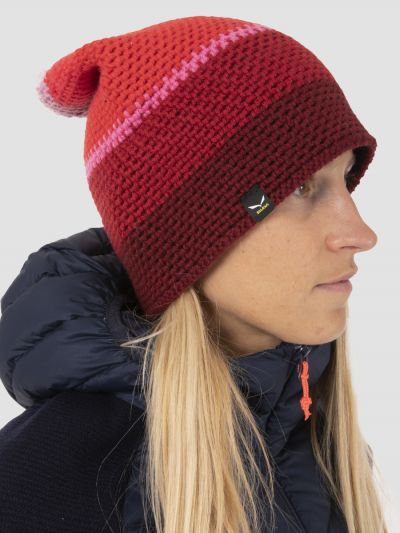 Czapka damska z merino Salewa Sella