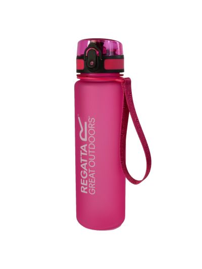 Różowy bidon turystyczny Butelka Regatta Tritan Flip 600ml
