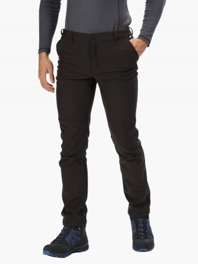 Męskie spodnie turystyczne Regatta Fenton Czarne