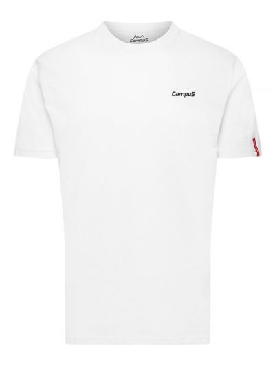 Biały t-shirt męski Campus Caranther