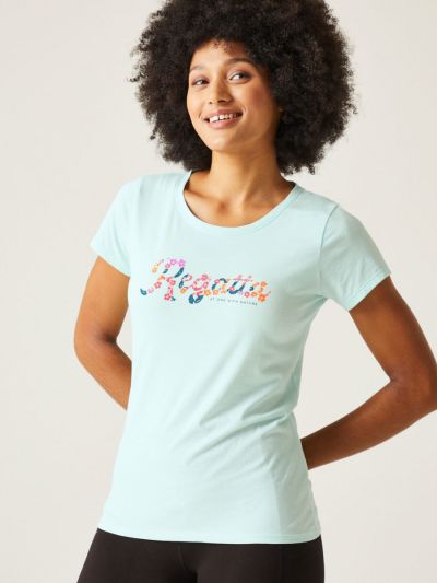 Błękitna koszulka Regatta Breezed