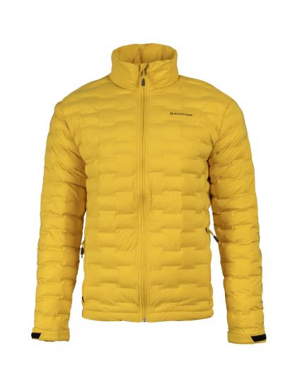 Kurtka w kolorze musztardowym Primaloft Bergson Solace