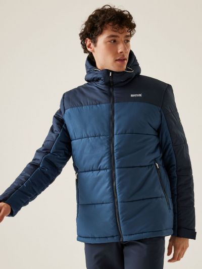 Granatowa kurtka zimowa Regatta Nevado Ocieplana