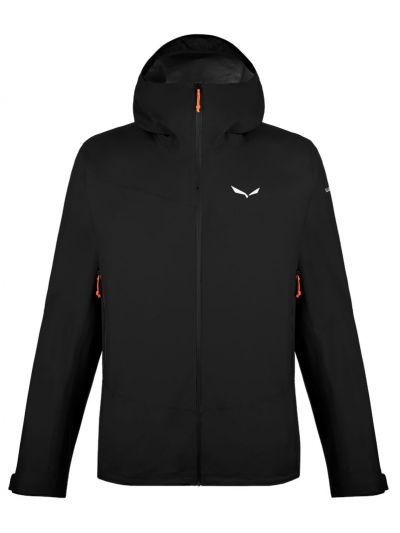 Czarna kurtka przeciwdeszczowa Salewa Puez GTX Paclite