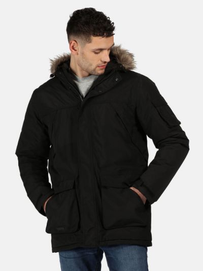 Czarna męska kurtka ocieplana Regatta Salinger