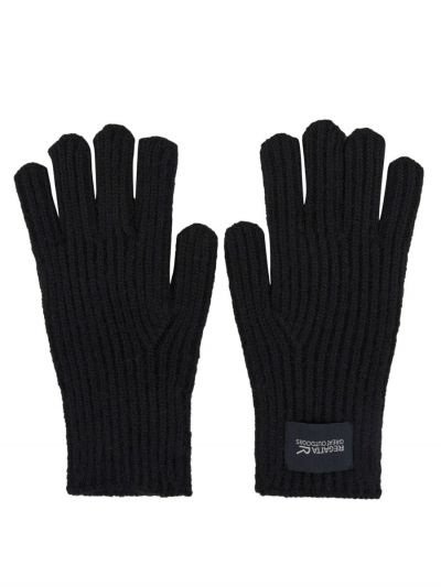 Czarne rękawiczki uniwersalne na zimę Regatta Connora