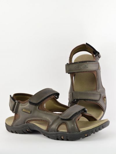 Brązowe sandały męskie Regatta Haris