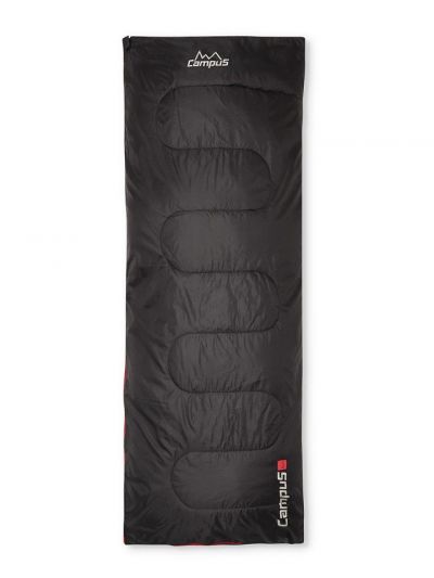 Czarny śpiwór koperta Campus Slogen 300 Prawy