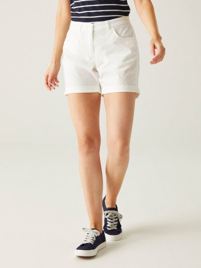 Białe szorty damskie Regatta Pemma