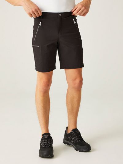 Szorty męskie czarne Regatta Xert Stretch