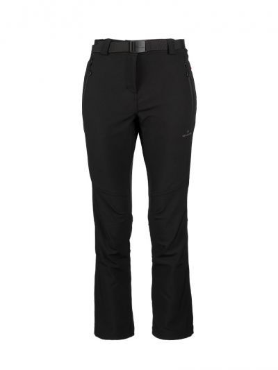 Czarne spodnie softshellowe Bergson Mona