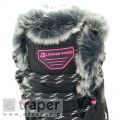 Ocieplane czarno-różowe buty zimowe Alpine Pro Bona 3