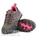 Szaro-różowe buty dla dziewczynek Regatta Holcombe