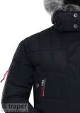 Czarna kurtka zimowa z kapturem Alpine Pro Icyb 3