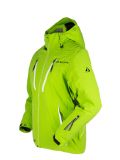 Zielona żarówiasta kurtka narciarska