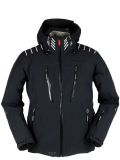 Czarna kurtka narciarska z odblaskami
