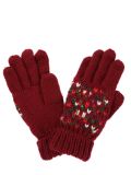 Bordowe rękawiczki do płaszcza Frosty Regatta