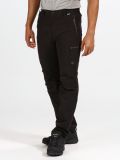 Czarne spodnie elastyczne męskie Regatta Highton