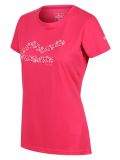 Różowa koszulka damska Regatta Fingal