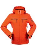 Pomarańczowa kurtka narciarska damska