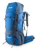 Niebieski duży plecak trekkingowy Pinguin Explorer 60