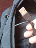 USB w plecaku turystycznym