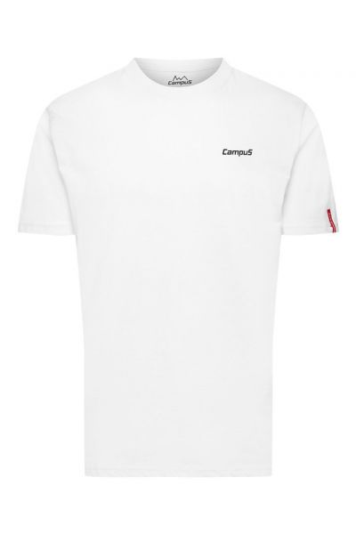 Biały t-shirt męski Campus Caranther